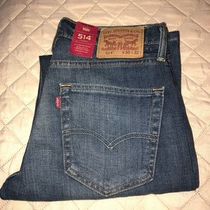 Levi’s 514 Straight Stretch 30x32 NWT
